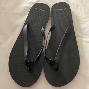 NWT Tory Burch mini Minnie flip flop perfect navy SIZE 10